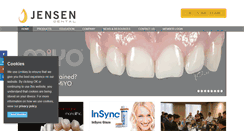 Desktop Screenshot of jensendental.com