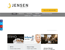 Tablet Screenshot of jensendental.com